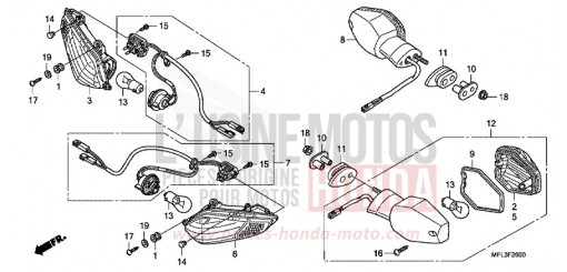 FRECCIA (CBR1000RR8) CBR1000RR8 di 2008